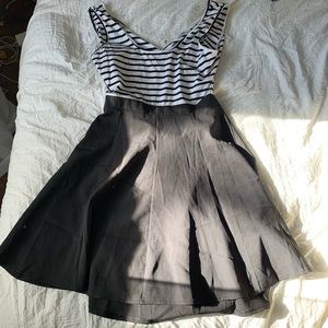 ☁️NWT Cross Back Skater Dress